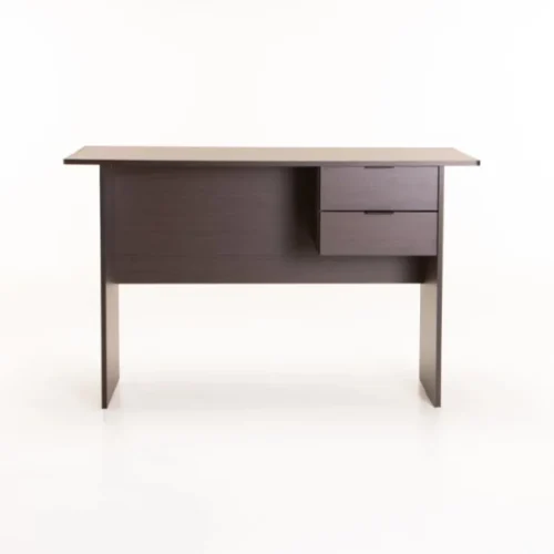Novafurn Leno 120cm Study / Office Desk with 2 Drawer Office Table – Wenge