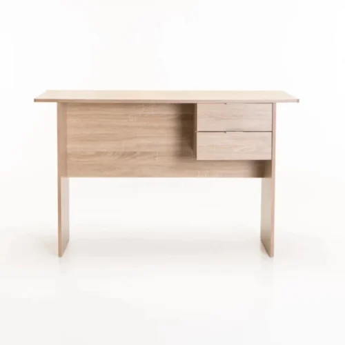 Novafurn Leno 120cm Study / Office Desk with 2 Drawer Office Table – Light Oak