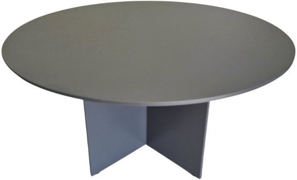 Flatpack DIY Cardiff Conference Table Round 150cm Conference Table – Storm Grey - Image 3