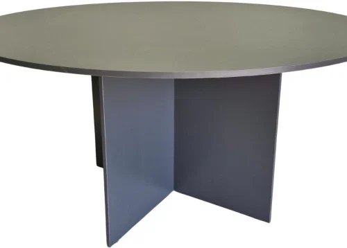 Flatpack DIY Cardiff Conference Table Round 150cm Conference Table – Storm Grey