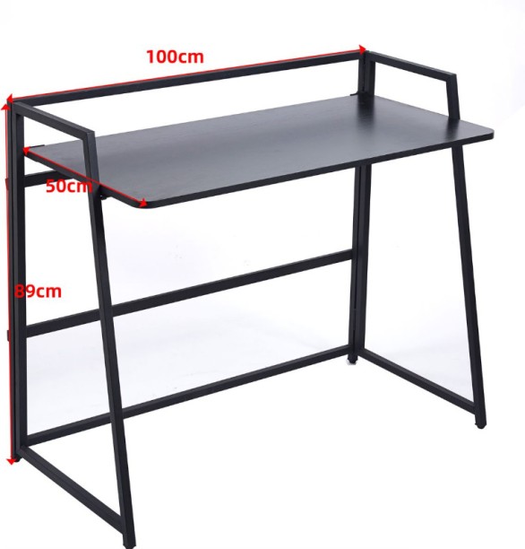VIVIDITTO Study Table Dressing Table Office Executive Desk Study Table – Black - Image 3