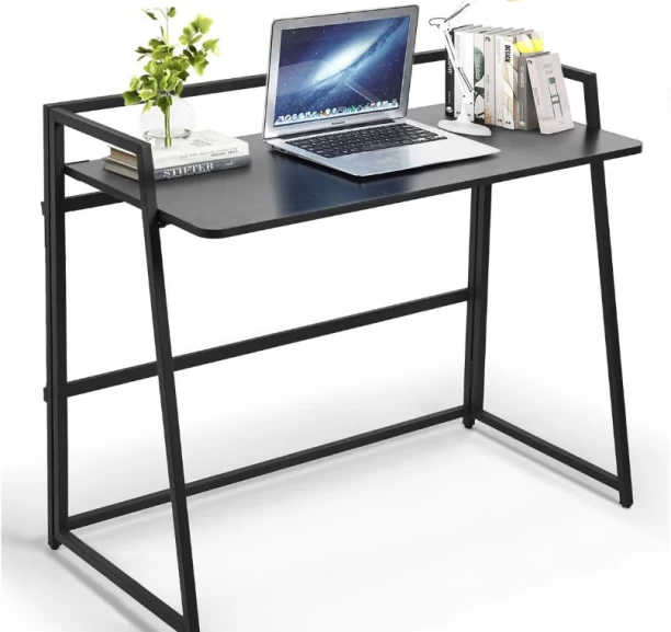 VIVIDITTO Study Table Dressing Table Office Executive Desk Study Table – Black