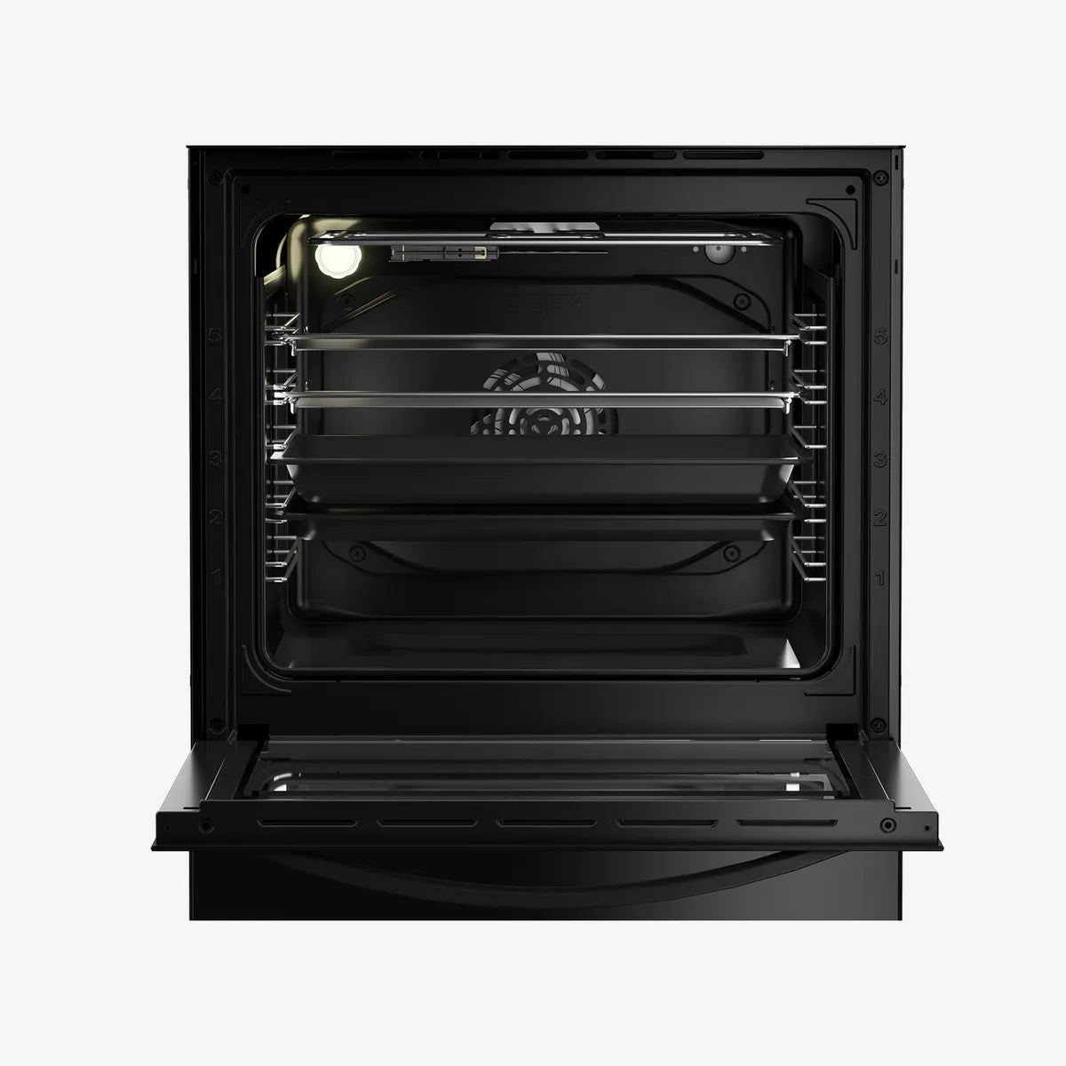 Defy 60cm Electric Freestanding Stove ThermoFan+ Black RC — DSS697 - Image 5