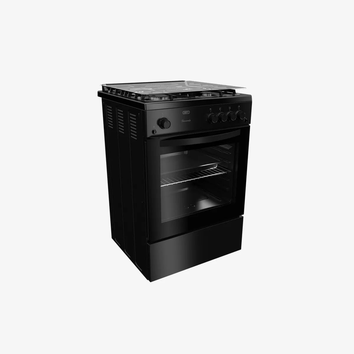 Defy 60cm Full Gas Freestanding Stove Black — DGS670 - Image 4
