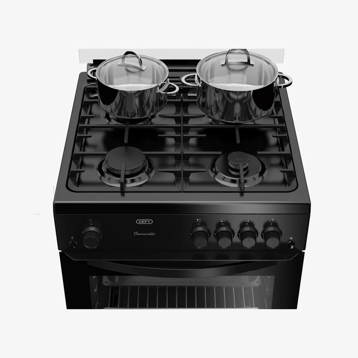 Defy 60cm Full Gas Freestanding Stove Black — DGS670 - Image 6