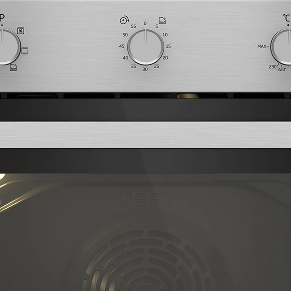 Defy 60cm Slimline Eye-Level Fan Assisted Oven Inox Imitate — DBO486E - Image 3