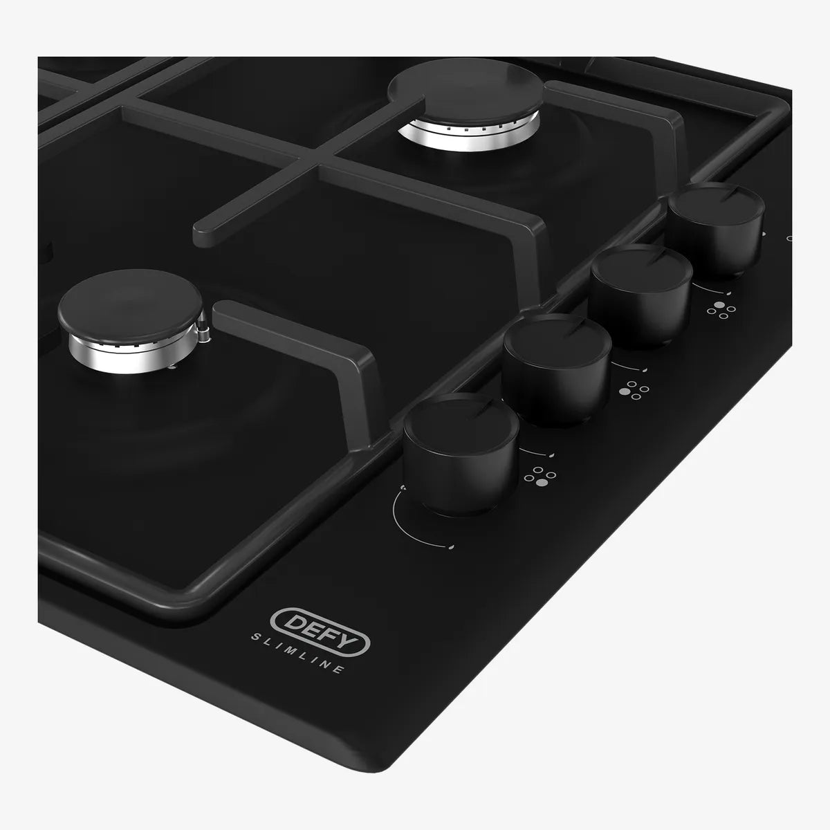 Defy 60cm Slimline Gas Hob Black — DHG132 - Image 4