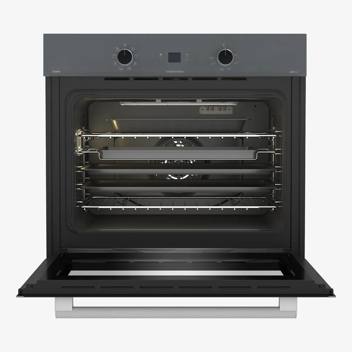 Defy 70cm Gemini Single Oven ThermoFan+ & AirFire Mirror — DBO775 - Image 4