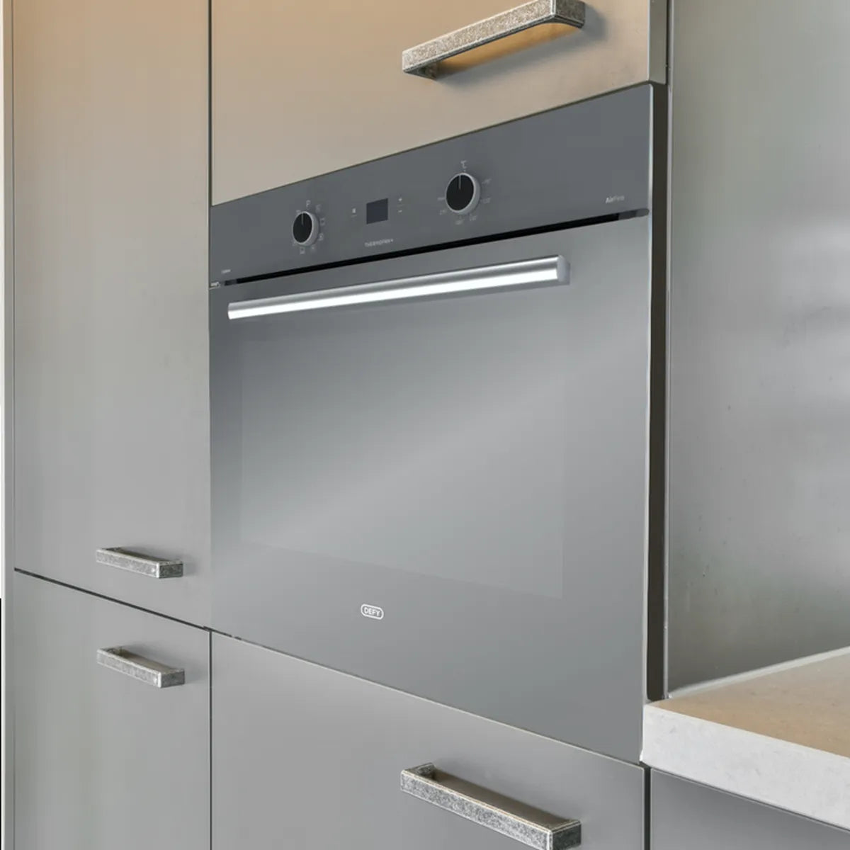 Defy 70cm Gemini Single Oven ThermoFan+ & AirFire Mirror — DBO775 - Image 5