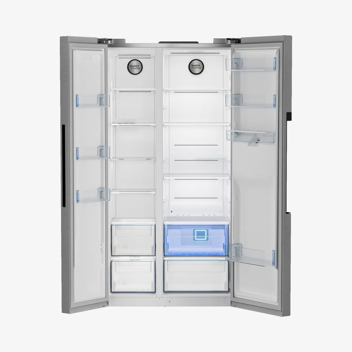 Defy 91cm Side-by-Side Fridge — DFF547 - Image 4