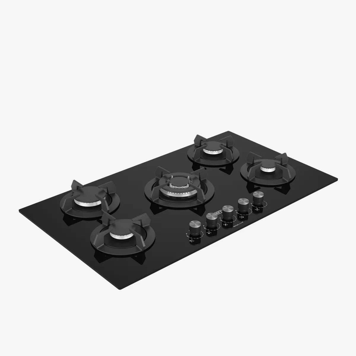 Defy 90cm Gemini Gas on Glass Hob with Wok Black — DHG905 - Image 2