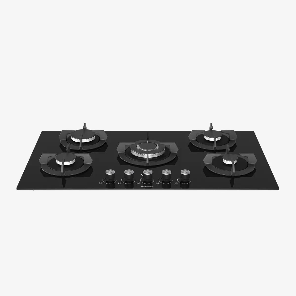 Defy 90cm Gemini Gas on Glass Hob with Wok Black — DHG905 - Image 3