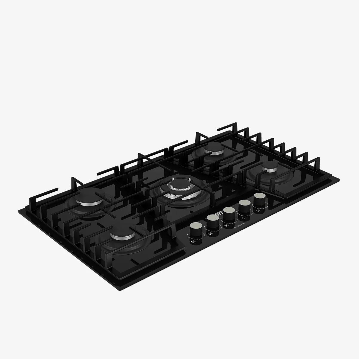 Defy 90cm Gemini Gas on Glass Hob with Wok Black — DHG931 - Image 2