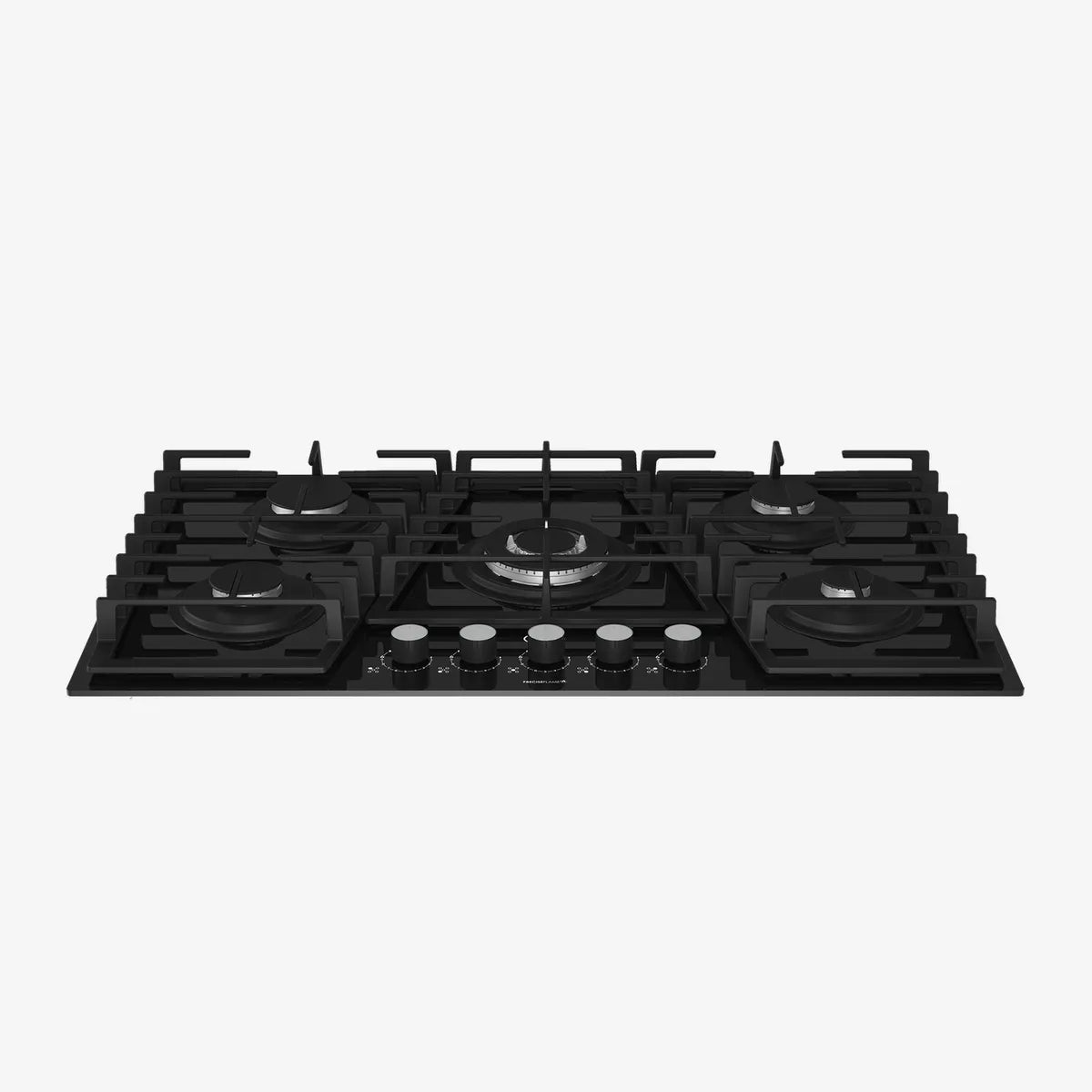 Defy 90cm Gemini Gas on Glass Hob with Wok Black — DHG931 - Image 3