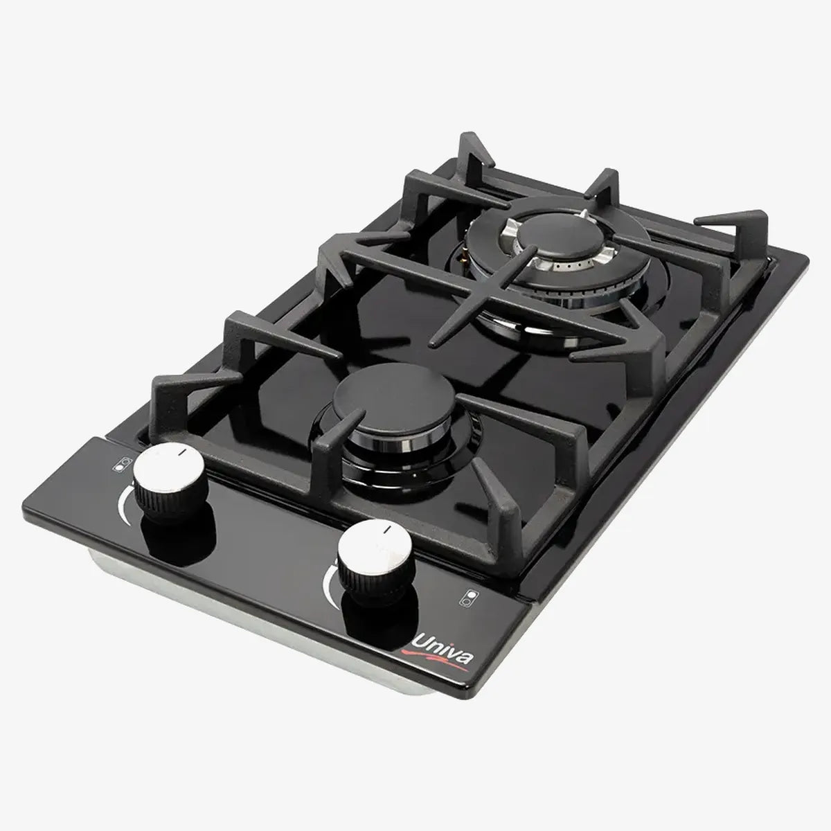 Univa 2 Burner Domino Gas Hob — UGH02B - Image 3