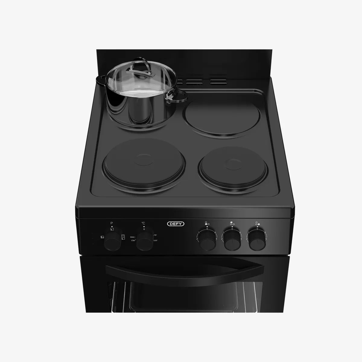 Defy 50cm 3 Plate Compact Electric Stove Black Plug FC — DSS553 - Image 8