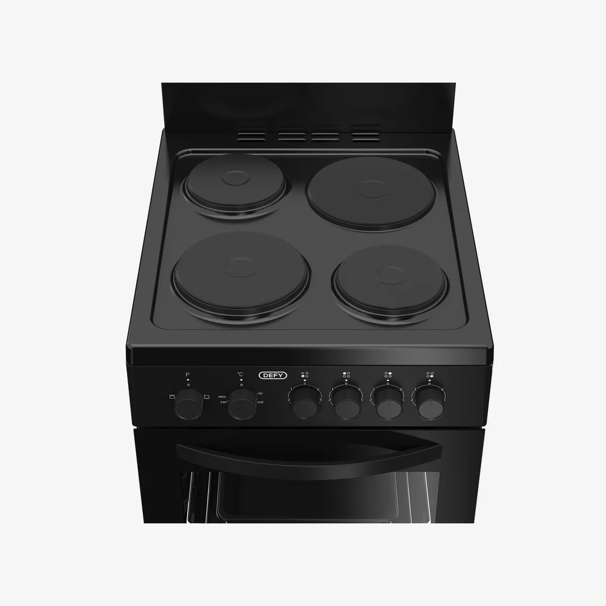Defy 50cm 4 Plate Compact Electric Stove Black FC — DSS554 - Image 5