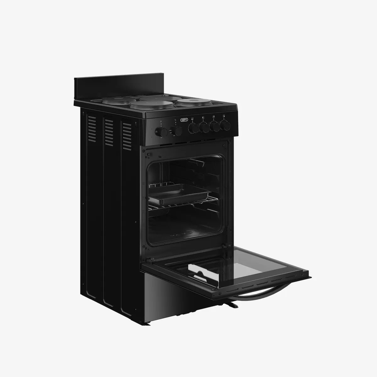 Defy 50cm 4 Plate Compact Electric Stove Black FC — DSS554 - Image 2