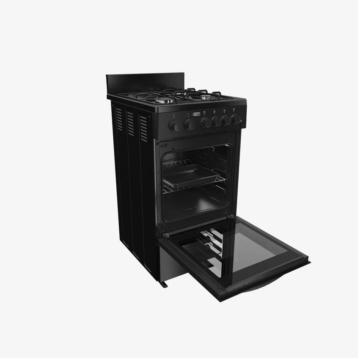 Defy 50cm Gas Electric Stove Black FC — DGS578 - Image 5