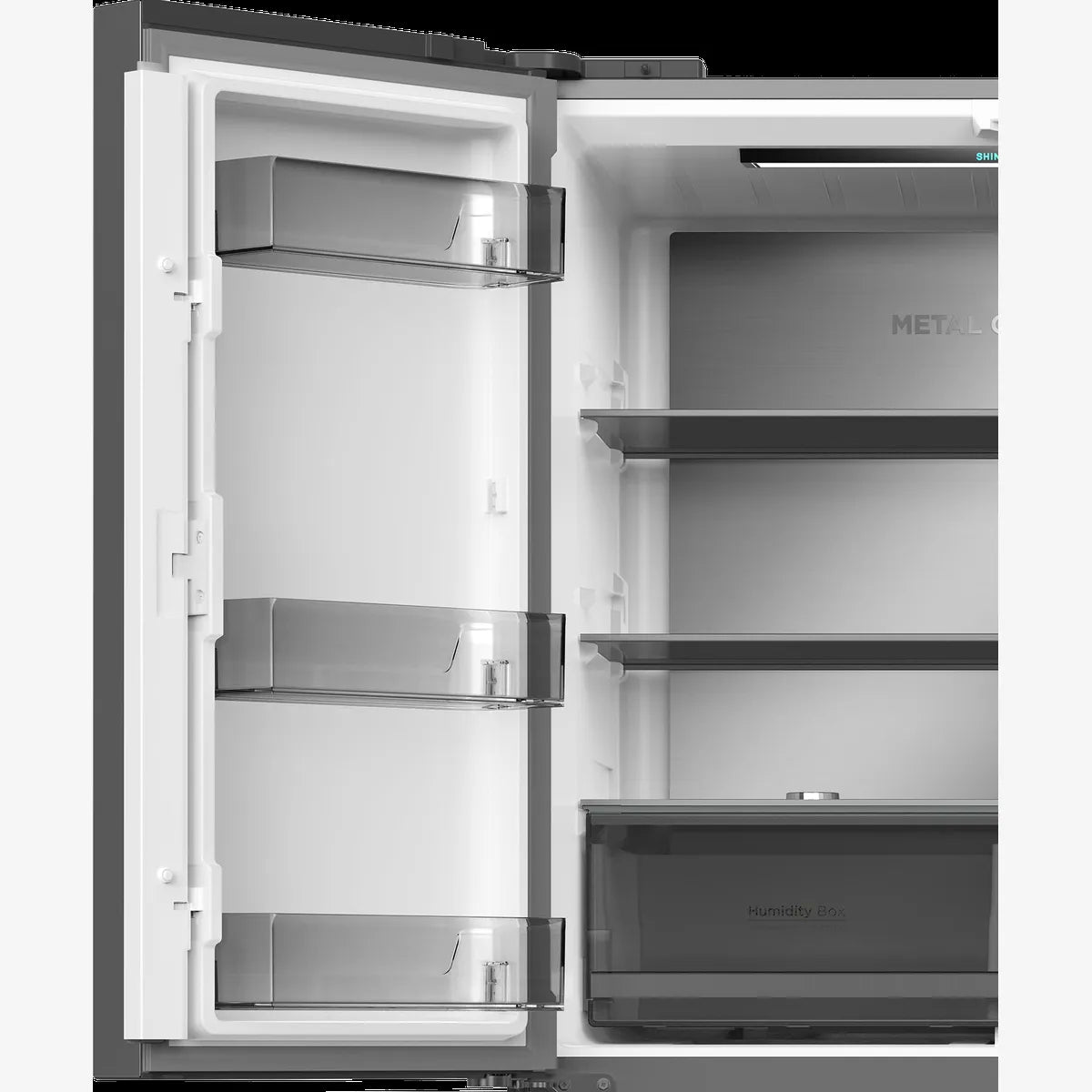 Defy 91cm 4D 601L Multi-Door Dark Inox Finish — DFF590 - Image 7