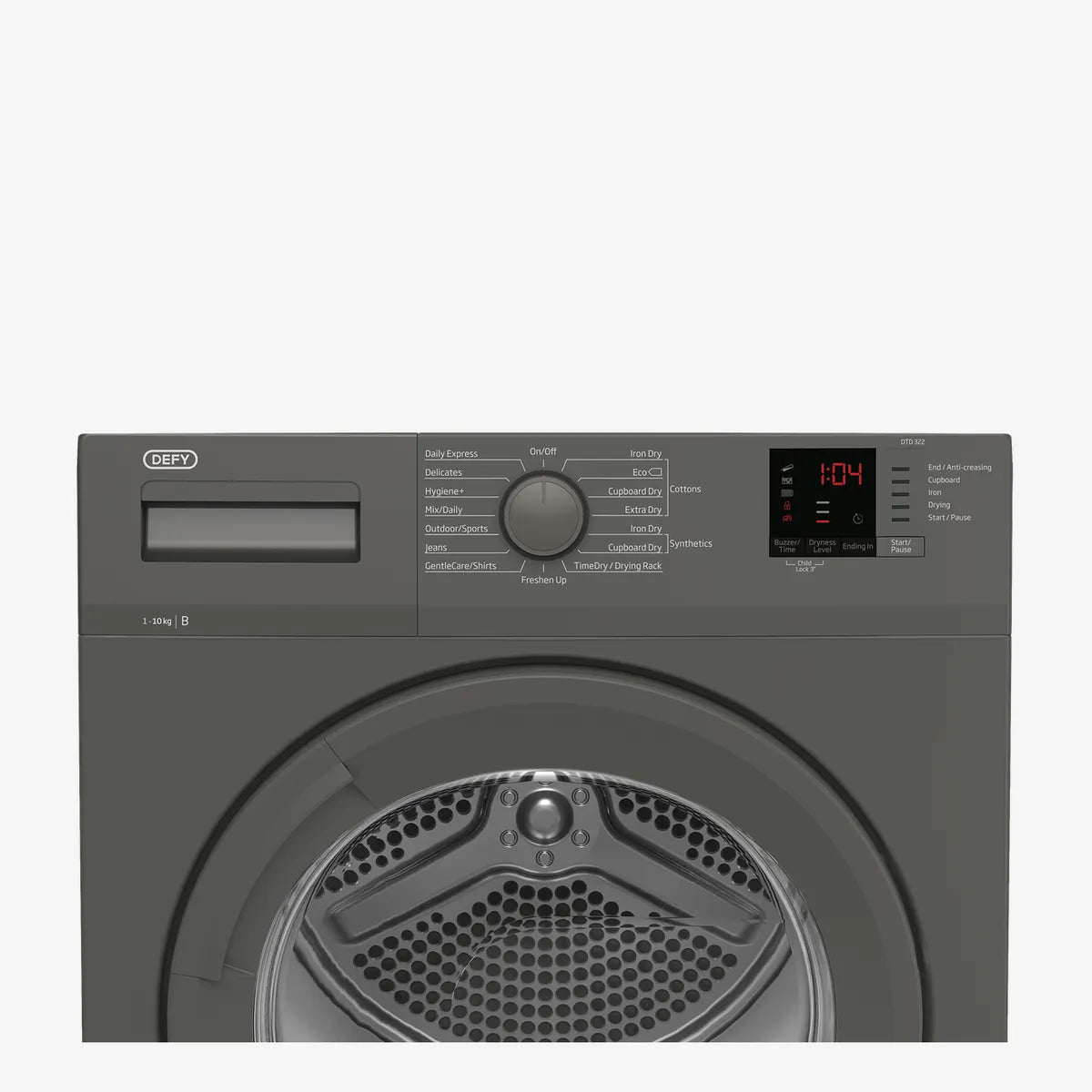 Defy 10kg Condenser Tumble Dryer Manhattan Gray — DTD322 - Image 3