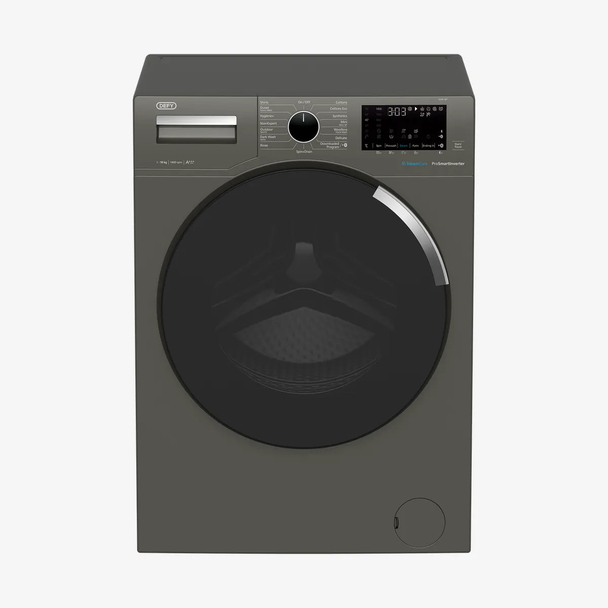 Defy 10kg Front Loader Washing Machine with SteamCure — DAW387