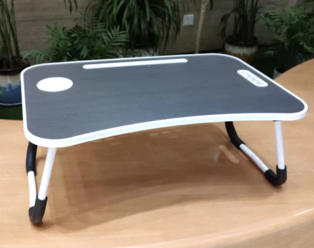 No Brand Multipurpose cheap foldable bed Portable folding laptop table for home Study Table – black - Image 3