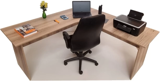 Flatpack Diy London Corner Desk 150cm Office Table – Sahara - Image 4