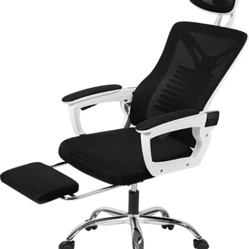 Deli Stationery E4935 Office Chair Office Adjustable Arm Chair – Black