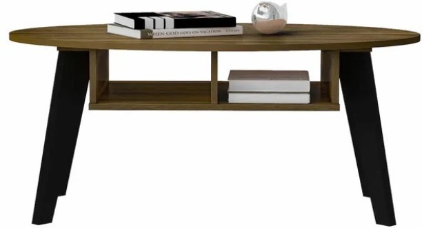 Charms Coffee Table Pine Black Multipurpose Table – Black, Pine - Image 3