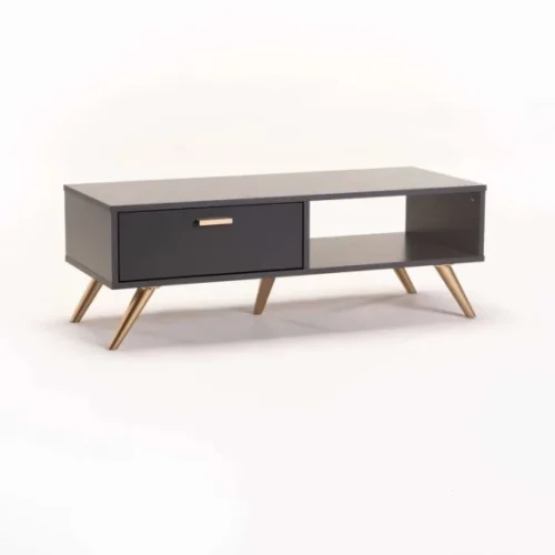 Abelour 100x40cm Coffee Table - Grey 8714600176341 Multipurpose Table