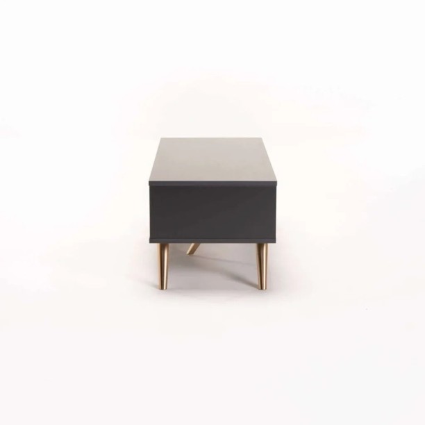 Abelour 100x40cm Coffee Table - Grey 8714600176341 Multipurpose Table - Image 4