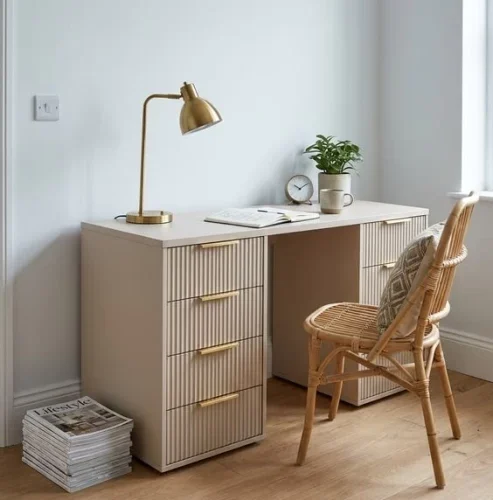 CARMEN DESKKOJUYHT6 Study Table – BEIGE