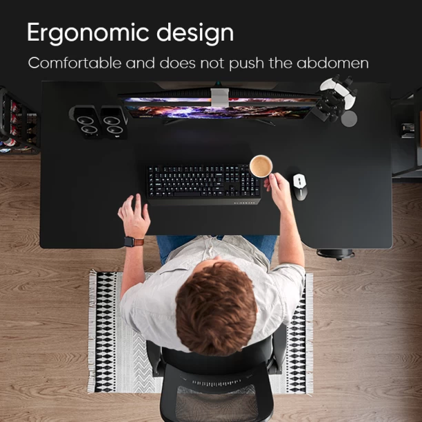 Deli Stationery E91511 Gaming Table Multipurpose Table – Black - Image 3