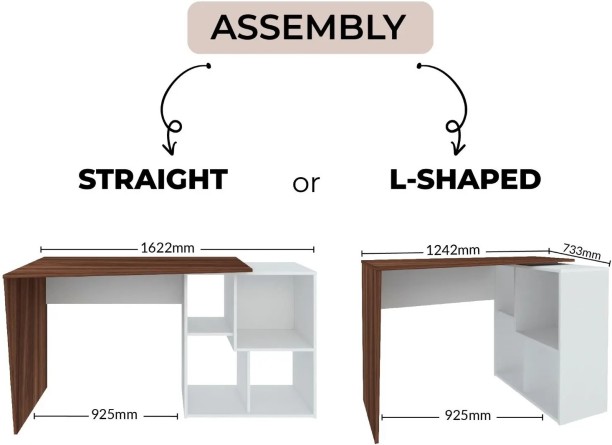 Charms Urban Desk White Multipurpose Table - Image 4
