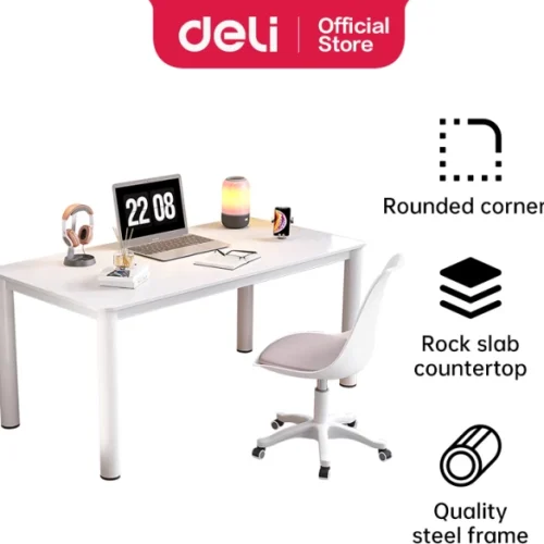 Deli Stationery Deli Office Home Table White Multipurpose Table