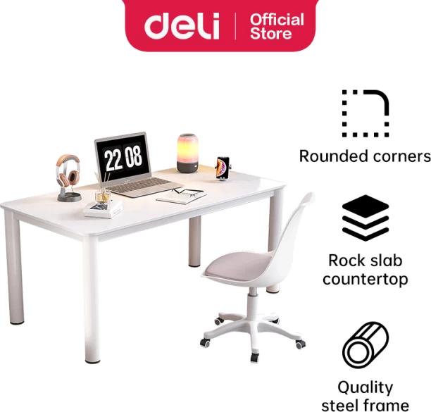 Deli Stationery Deli Office Home Table White Multipurpose Table