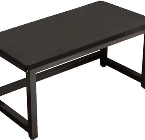 Deli Stationery Deli Study Office Desk 100cm*60cm with Thicker Plates Black Multipurpose Table