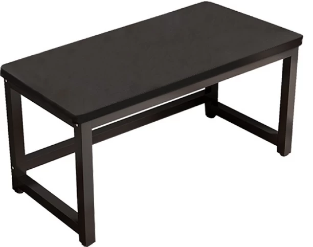 Deli Stationery Deli Study Office Desk 100cm*60cm with Thicker Plates Black Multipurpose Table
