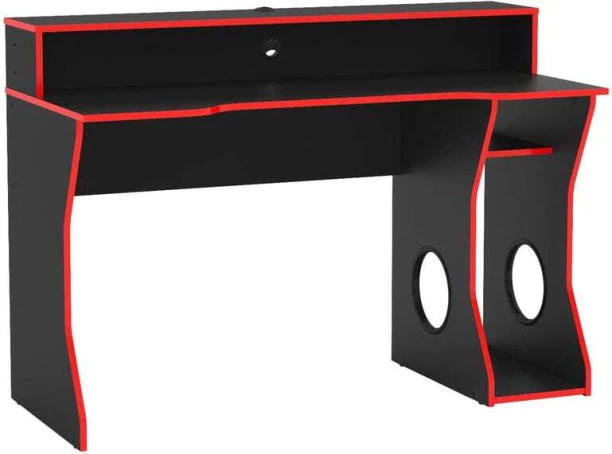 Desk Freemont Black and Red 4543 Multipurpose Table – black, red