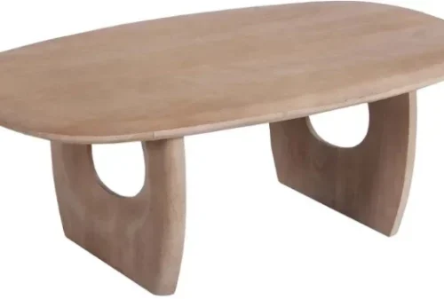 VIVIDITTO Veda 130X70cm Solid Wood Coffe Table Study Table – OAK
