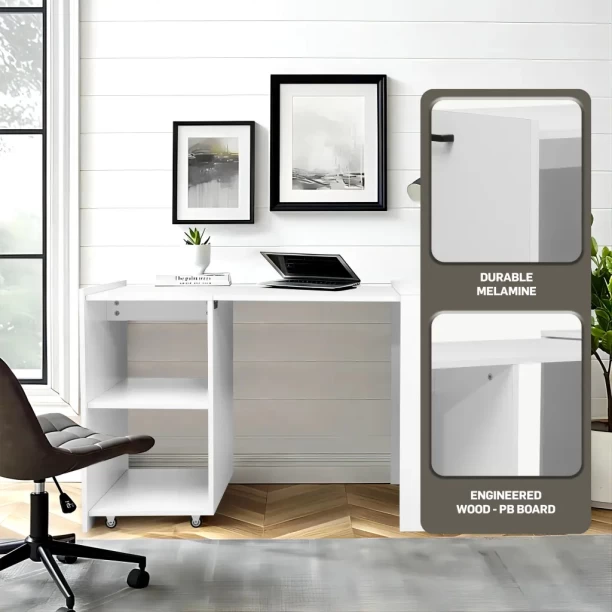 Unique Adaptive Desk Multipurpose Table – white - Image 2