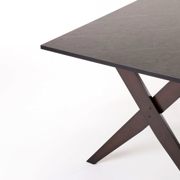 VIVIDITTO DF0327 - Zilpah Multipurpose Table – Greystone/Dark Legs - Image 3