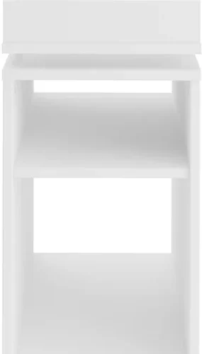 Charms Olivia End Table White Multipurpose Table