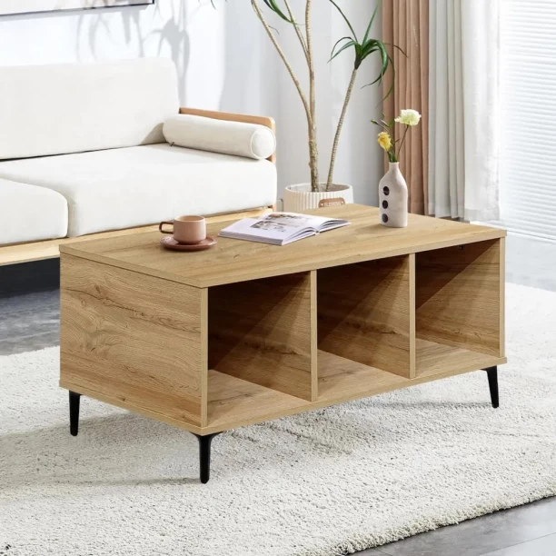 Charms ria Coffee Table Oak Multipurpose Table – Brown - Image 2
