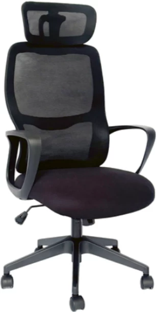 Everfurn Craft Office High Back Chair – Black