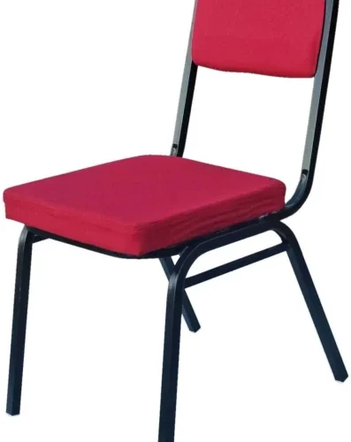 Fine Living Meta Office Chair - Maroon Set of 5 Office Stacking Chair