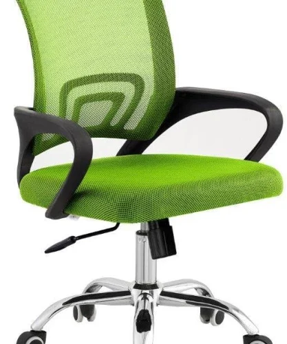TOCC Tippy Mod Operator Chair with Chrome Office Conference Chair – Full Green