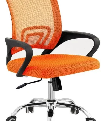 TOCC Tippy Mod Operator Chair with Chrome Office Conference Chair – Full Orange
