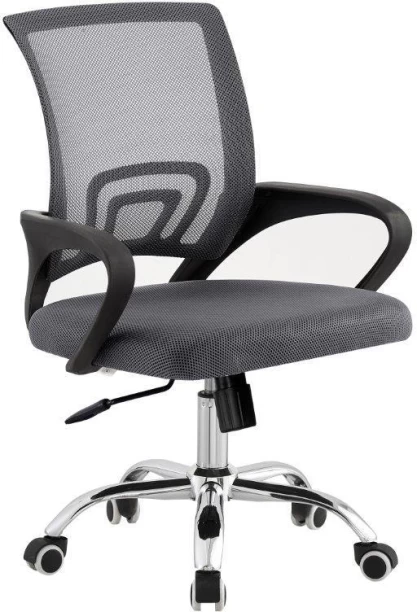 TOCC Tippy Mod Operator Chair with Chrome Office Conference Chair – Full Grey
